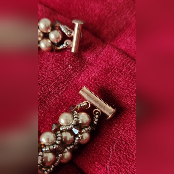 Beautiful Brown Beaded Bracelet - Picture 2 of 3